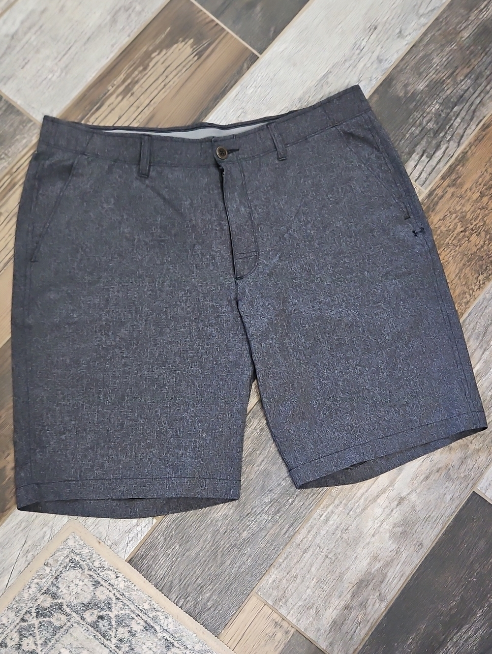 Men's Casual Under Armour Heathered Charcoal Shorts